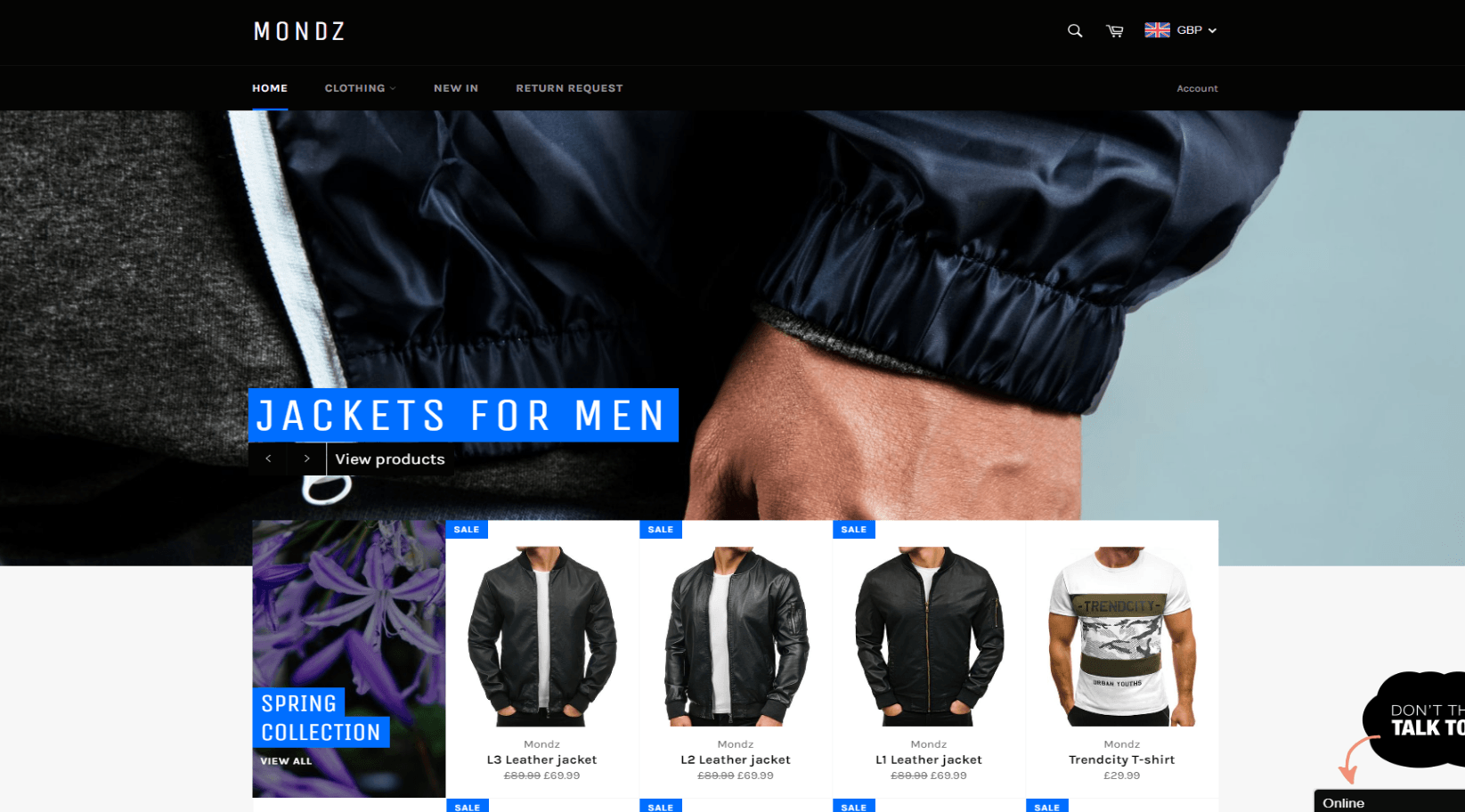 mens-clothing-dropship-website-for-sale
